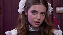 Bella, The Skinny Teen, Likes Rough Sex That Is Dominating