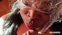 BDSM – GARGANTA FUNDA COM MUITO than CUSPO EM SLOW MOTION NA ANGOLANA SUBMISSA